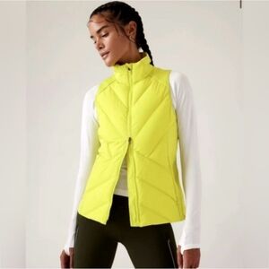 Athleta Neon Yellow Sleeveless Vest